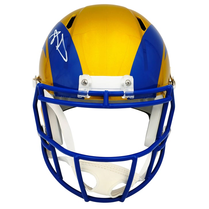 Aaron Donald Los Angeles Rams Autographed Flash Yellow Full Size