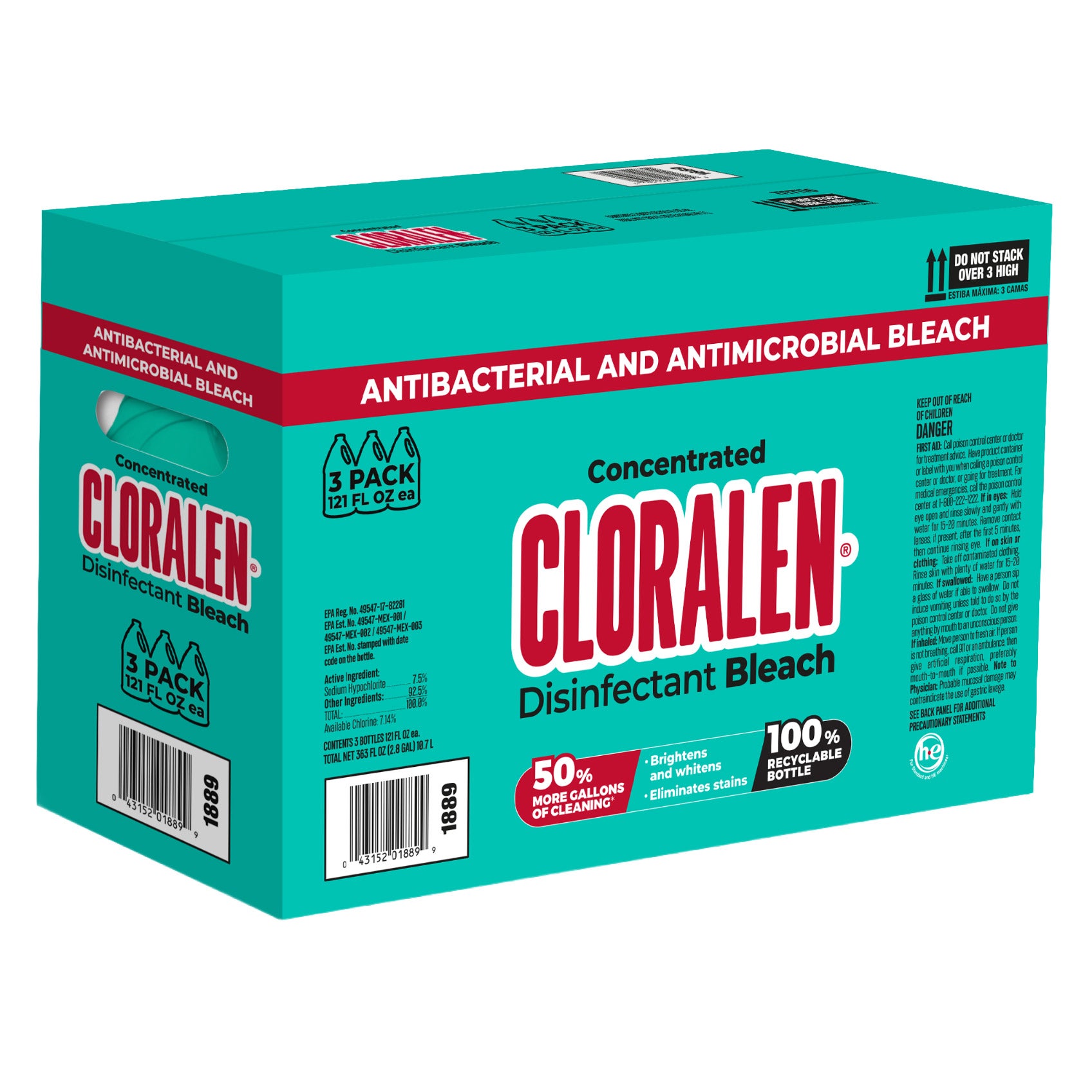 CLORALEN BLEACH 3/121 OZ