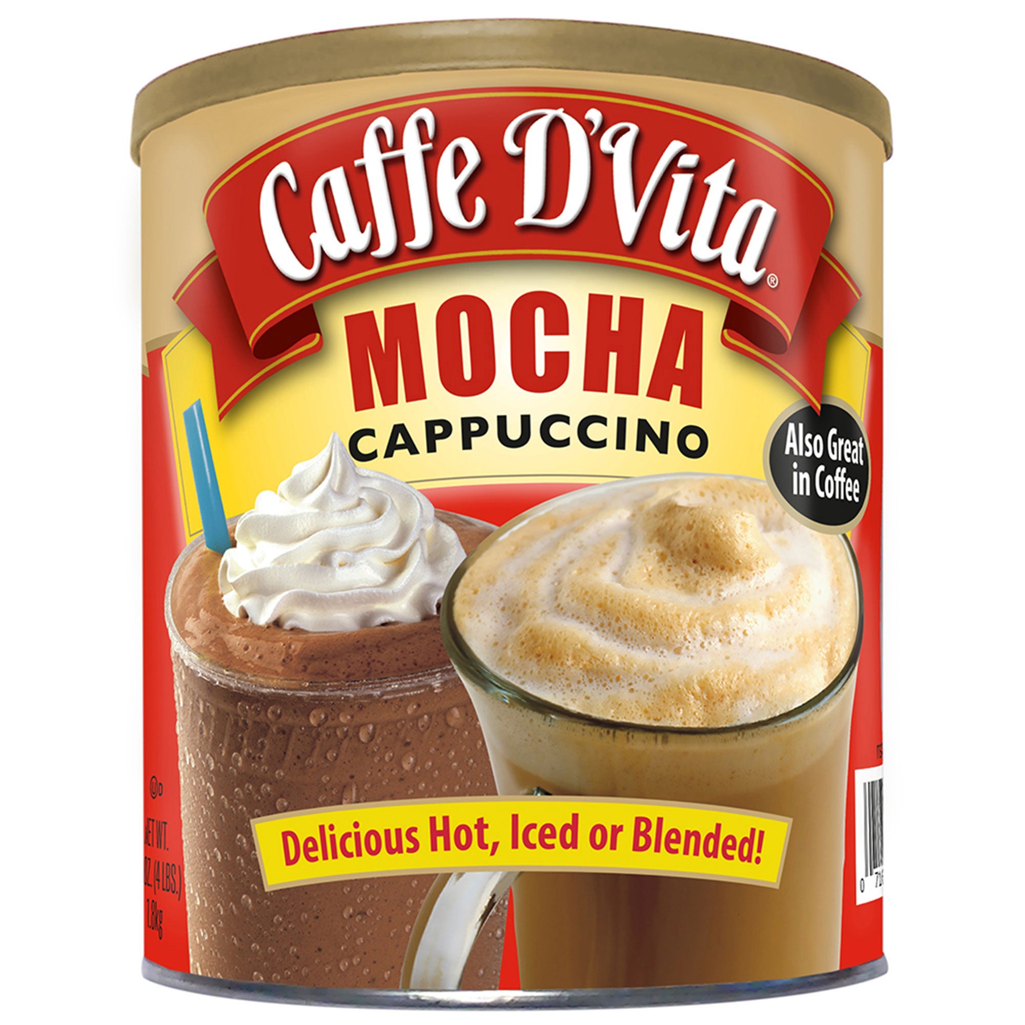 Caffe D'Vita, Instant Mocha Cappuccino, 4 lbs | Costco