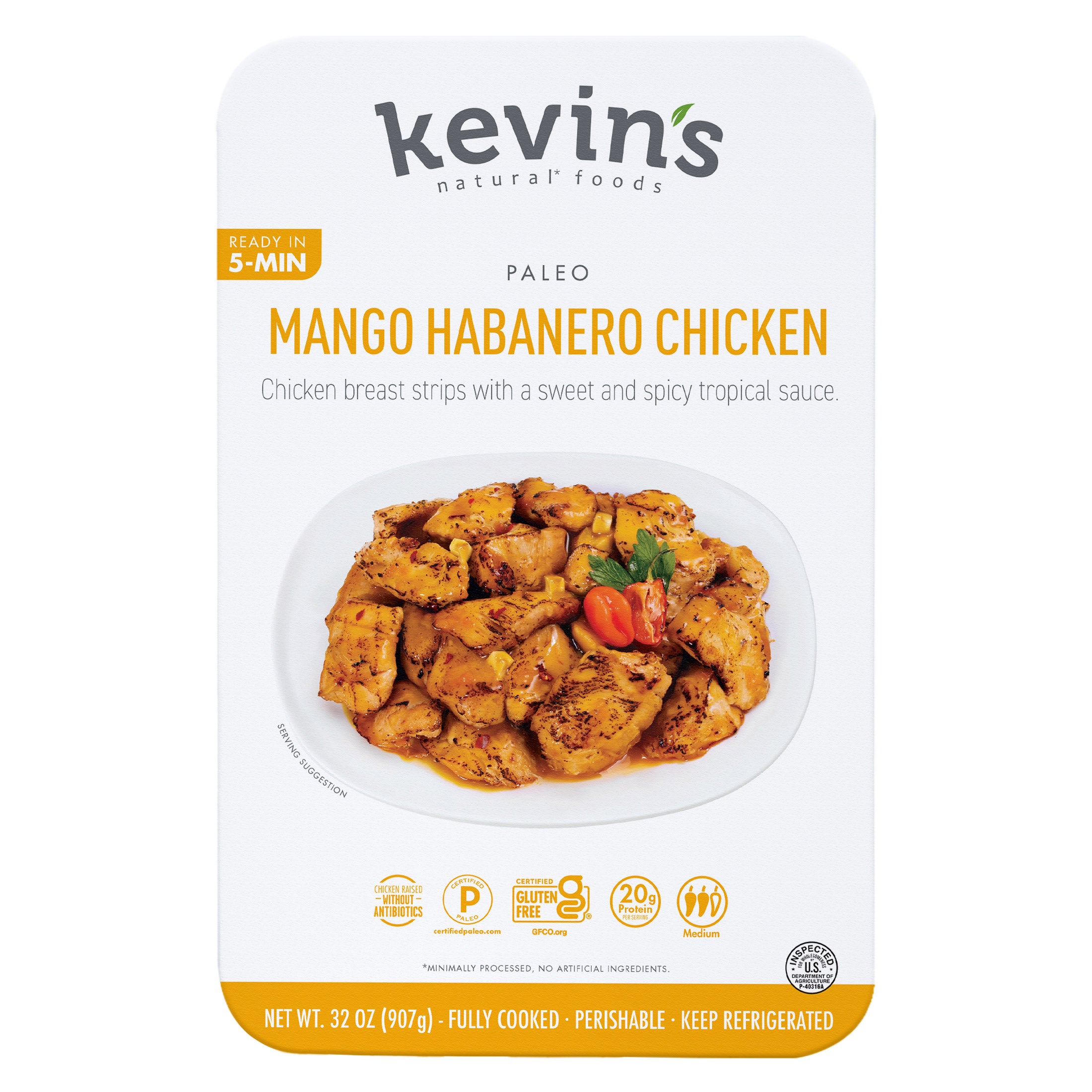 KEVIN'S MANGO HABANERO CHICKEN 32 OZ