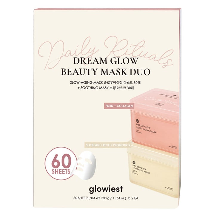 glowiest Dream Glow Daily Rituals Beauty Face Mask Set, 60-count