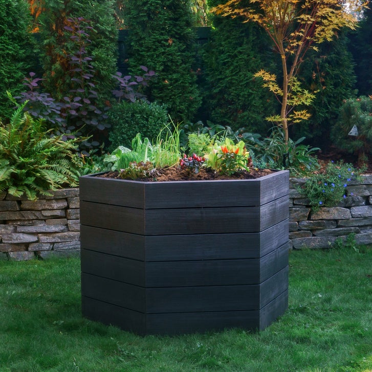 Exaco Triple ERGO Raised Garden Bed & Open Composter Kit | Costco