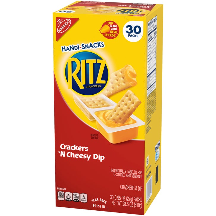 Ritz Crackers Handi-Snacks, Crackers 'N Cheese Dip, 0.95 oz, 30