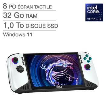 MSI CLAW 8 AI+ A2VM Polar Tempest Edition 8-in Touchscreen