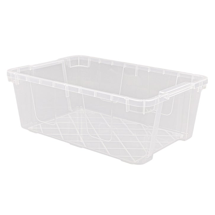 Greenmade InstaView 13 Quart Clear Plastic Stackable Storage Bins