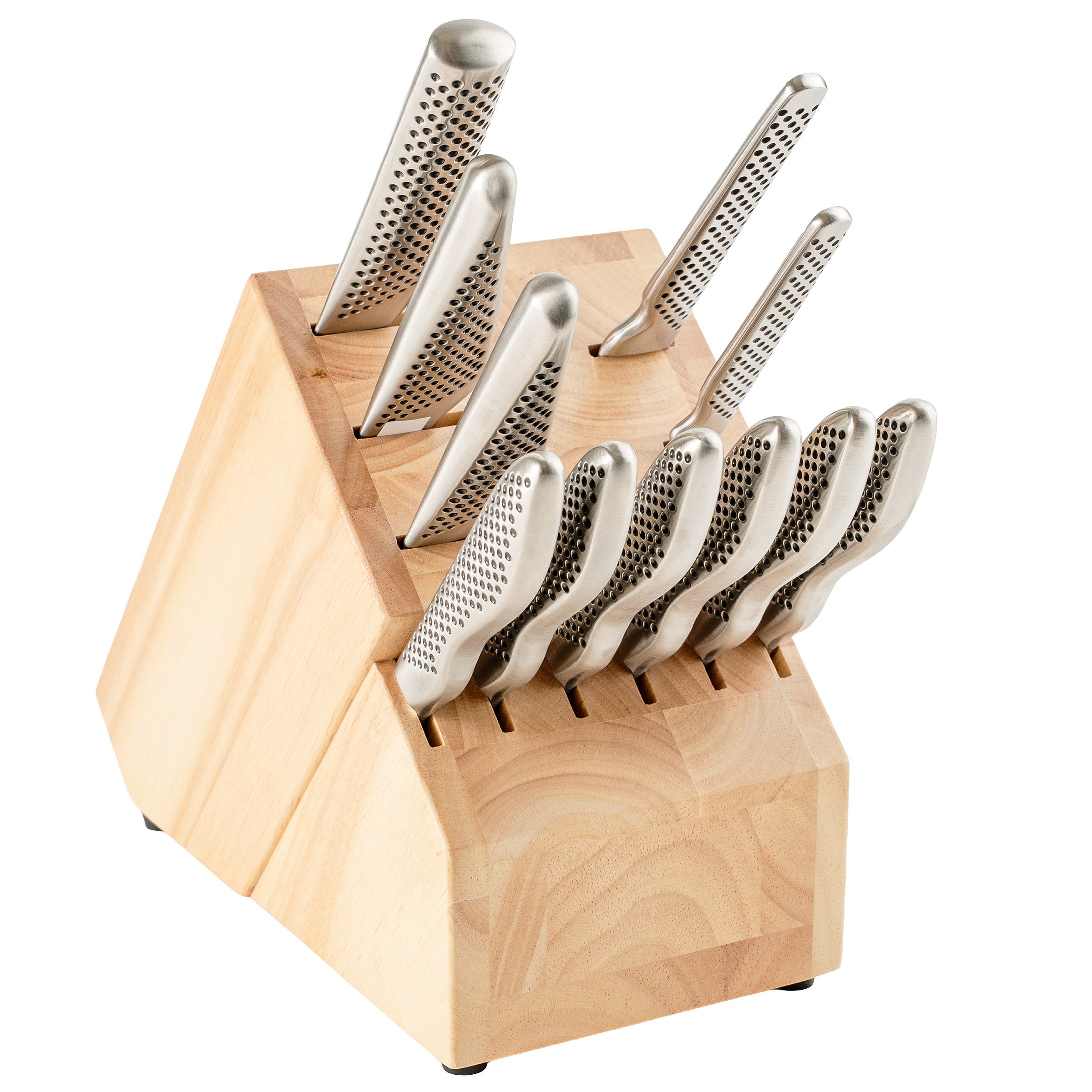 Global Takumi Knife Block Set, 12-piece | Costco