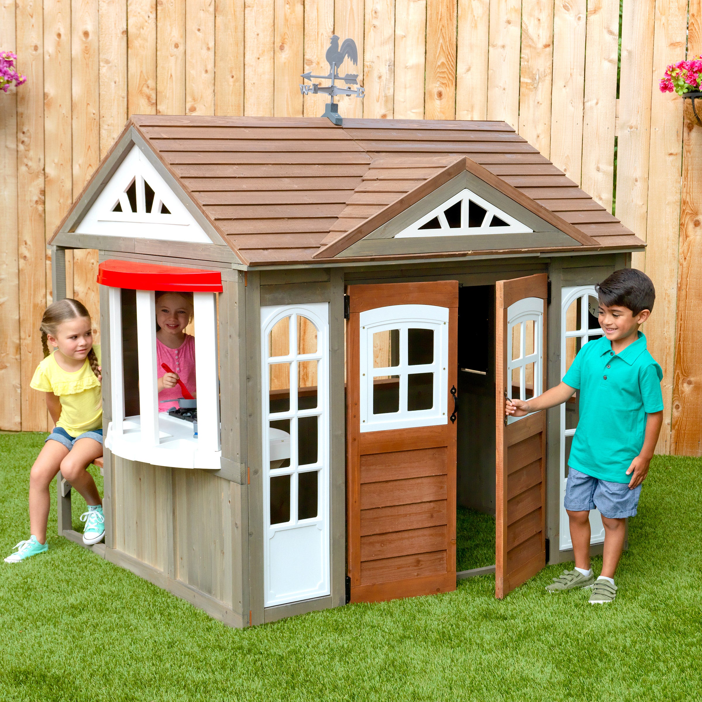 Cedar Summit by KidKraft Country Vista Playhouse | Costco