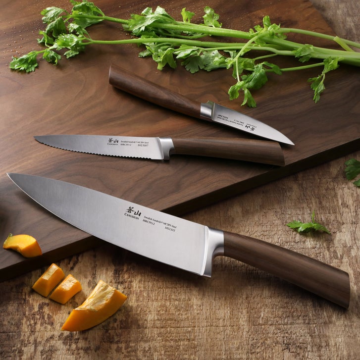 Cangshan A Series 3-piece Swedish Steel Forged Knife Set | Costco