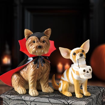 Halloween Tabletop Dogs, Set of 2