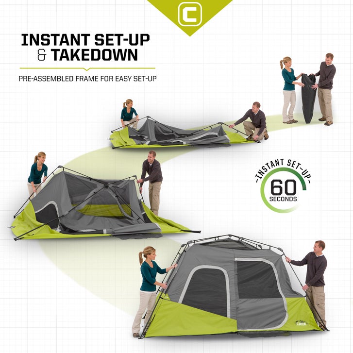 CORE 6-person Instant Cabin Tent | Costco