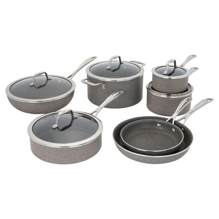Henckels Capri Granitium 12-piece Cookware Set | Costco