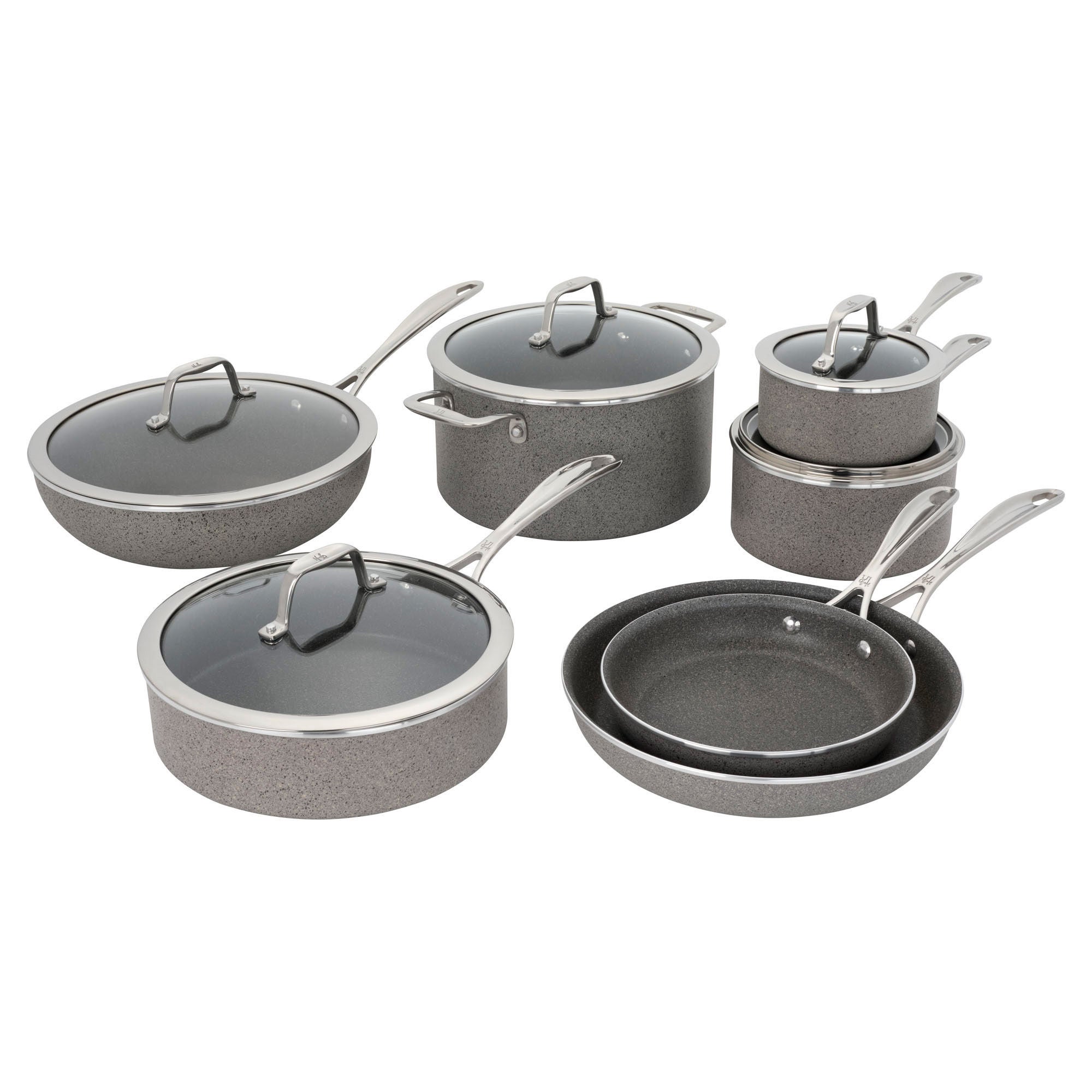 Henckels Capri Granitium 12-piece Cookware Set | Costco