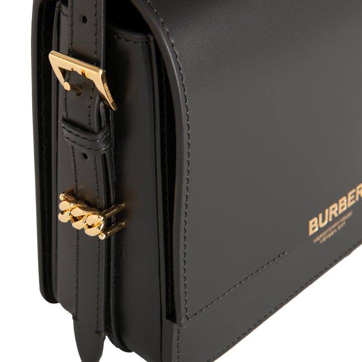 Burberry Grace Leather Shoulder Bag, Black | Costco