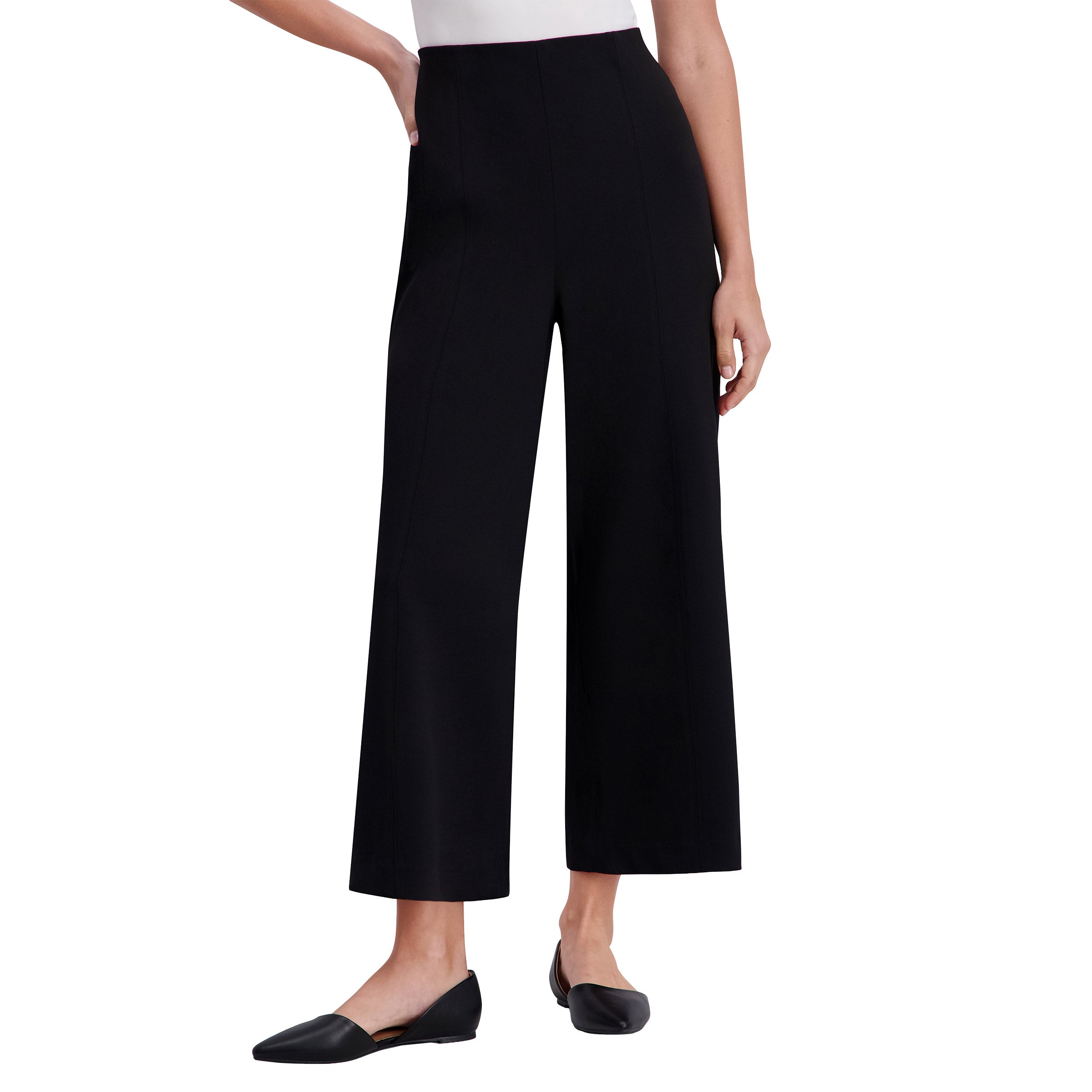 Kenneth Cole Women's Wide Leg Crop Pant | Costco