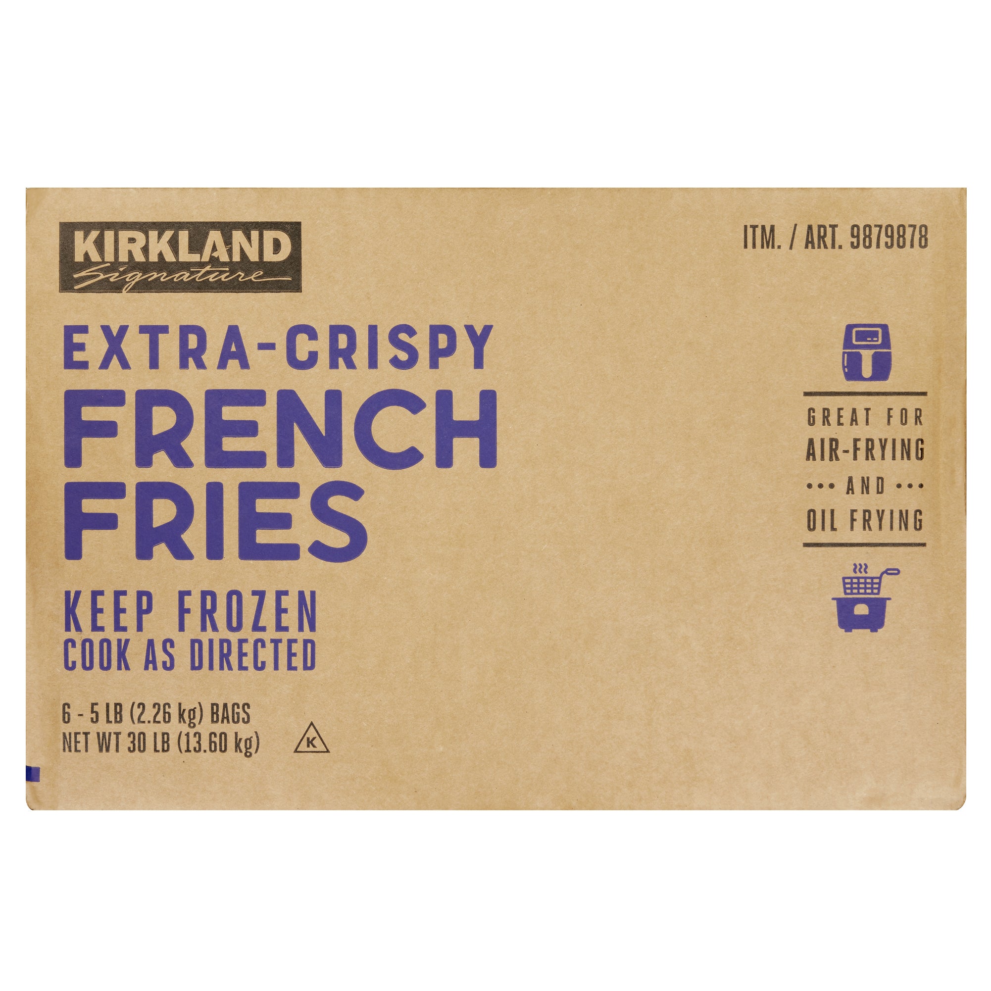 KIRKLAND SIGNATURE 5/16" EXTRA CRISPY FRIES 30 LB CASE