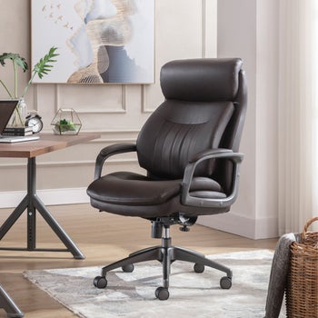 La-Z-Boy Calix Executive Office Chair, Brown | Costco