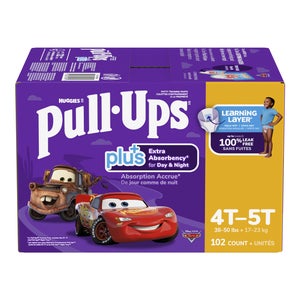 Huggies Pull-Ups Plus Training Pants 4T to 5T Boy 102-pack