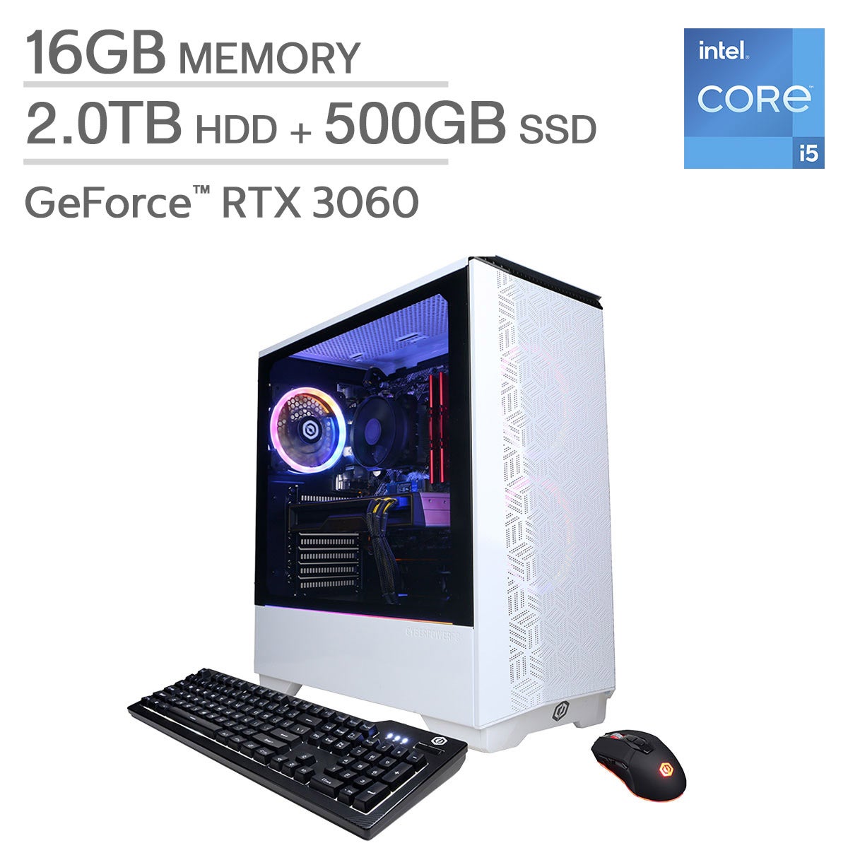 CyberPowerPC Xtreme Gaming Desktop - 11th Gen Intel Core i5