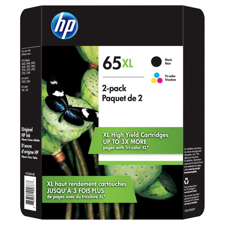 HP High Yield 65XL Black/Color Pack | Costco
