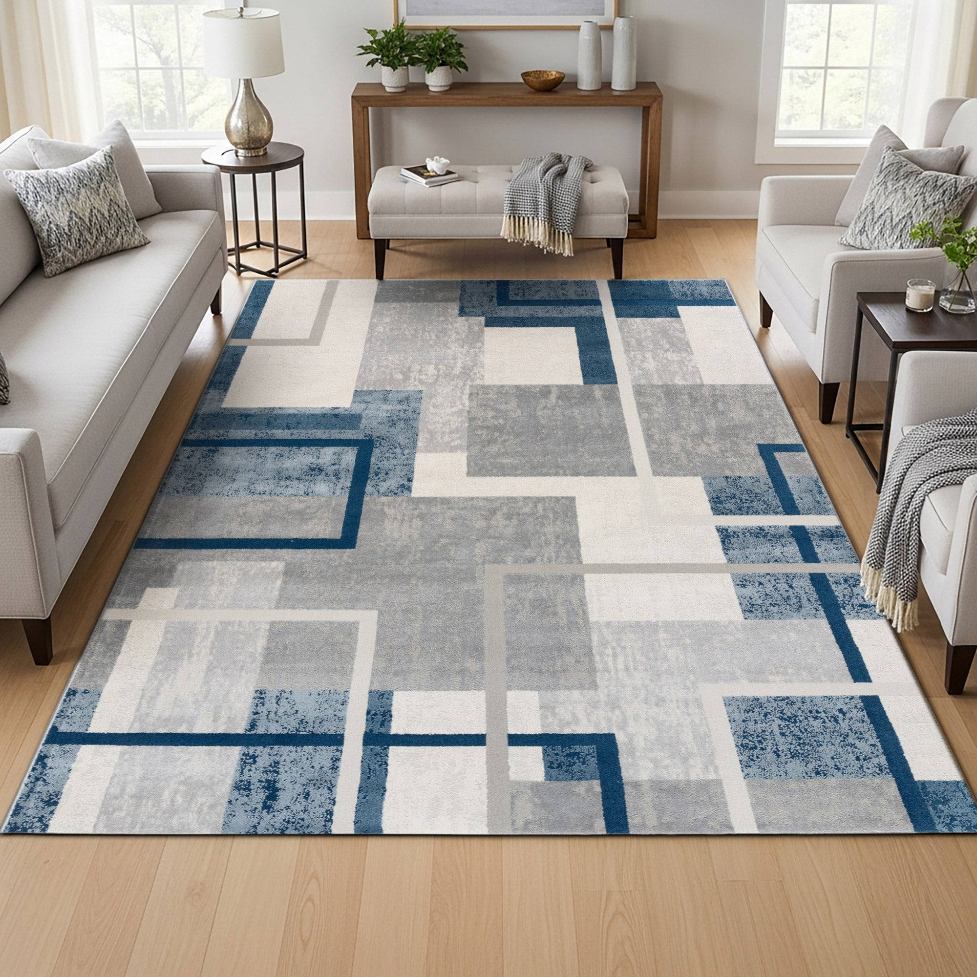 Eden Area Rug, Abstract Geo, 5'3" x 7'