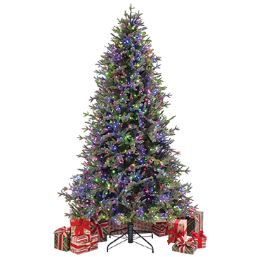7.5' Artificial Pre-Lit Micro LED Christmas Tree