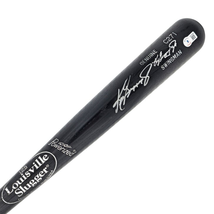 Ken Griffey Jr. Autographed Black Louisville Slugger Swingman Game