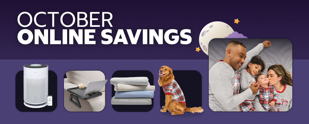 October Online Savings