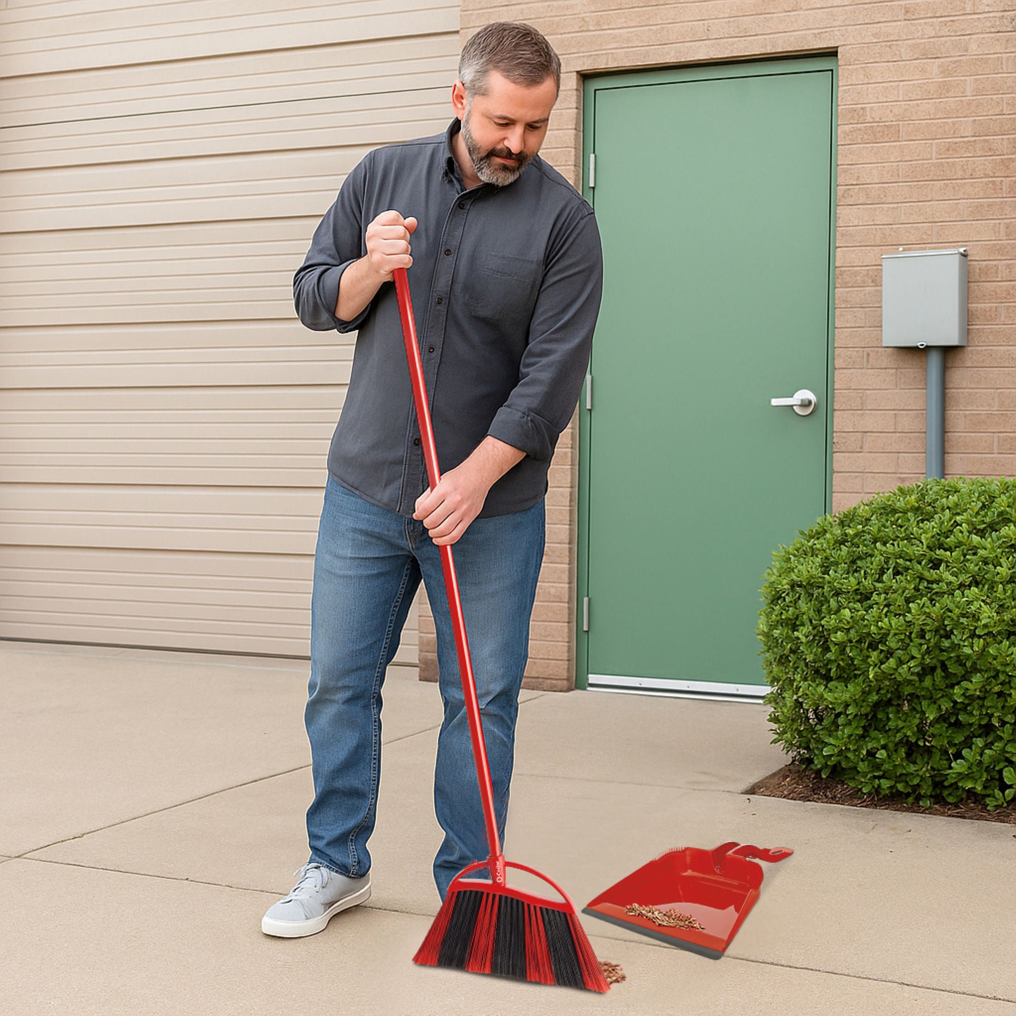 尾籠　オゴペン160F HF とオゴペン160FP HF 2本セット O-Cedar PowerCorner One Sweep Broom & Dustpan Set, 4 ct | Costco