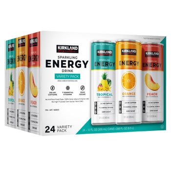 Kirkland Signature Sparkling Energy Drink, Variety Pack, 12 fl oz