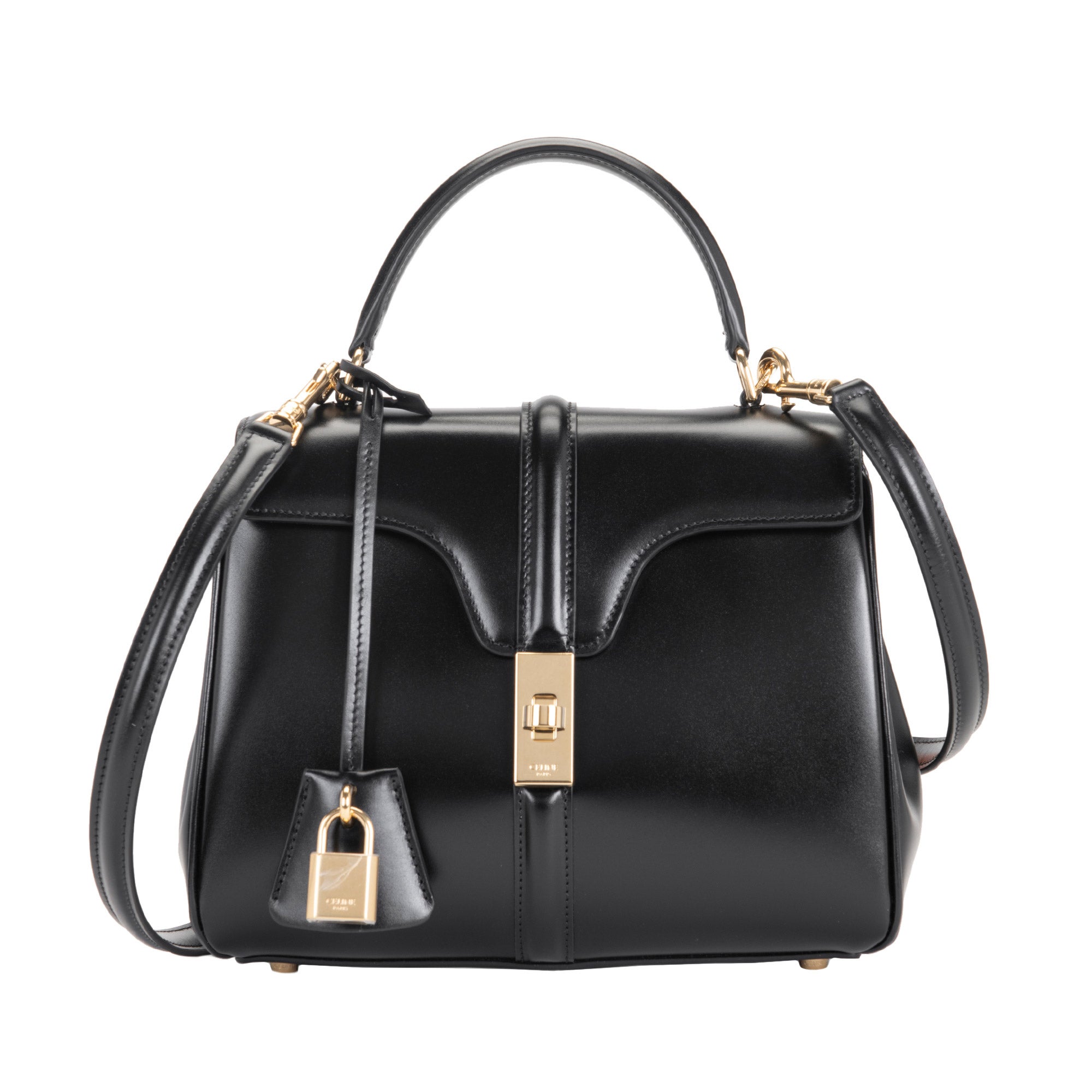 Celine 16 Small Handbag, Black | Costco