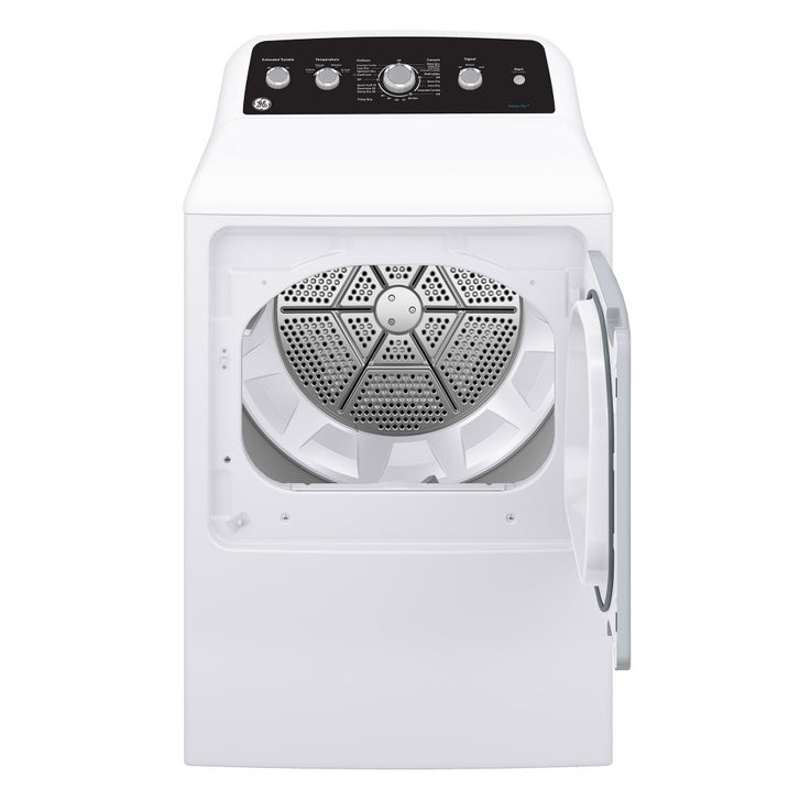 GE 7.2 cu ft. White Top Load Gas Dryer with SaniFresh Cycle | Costco
