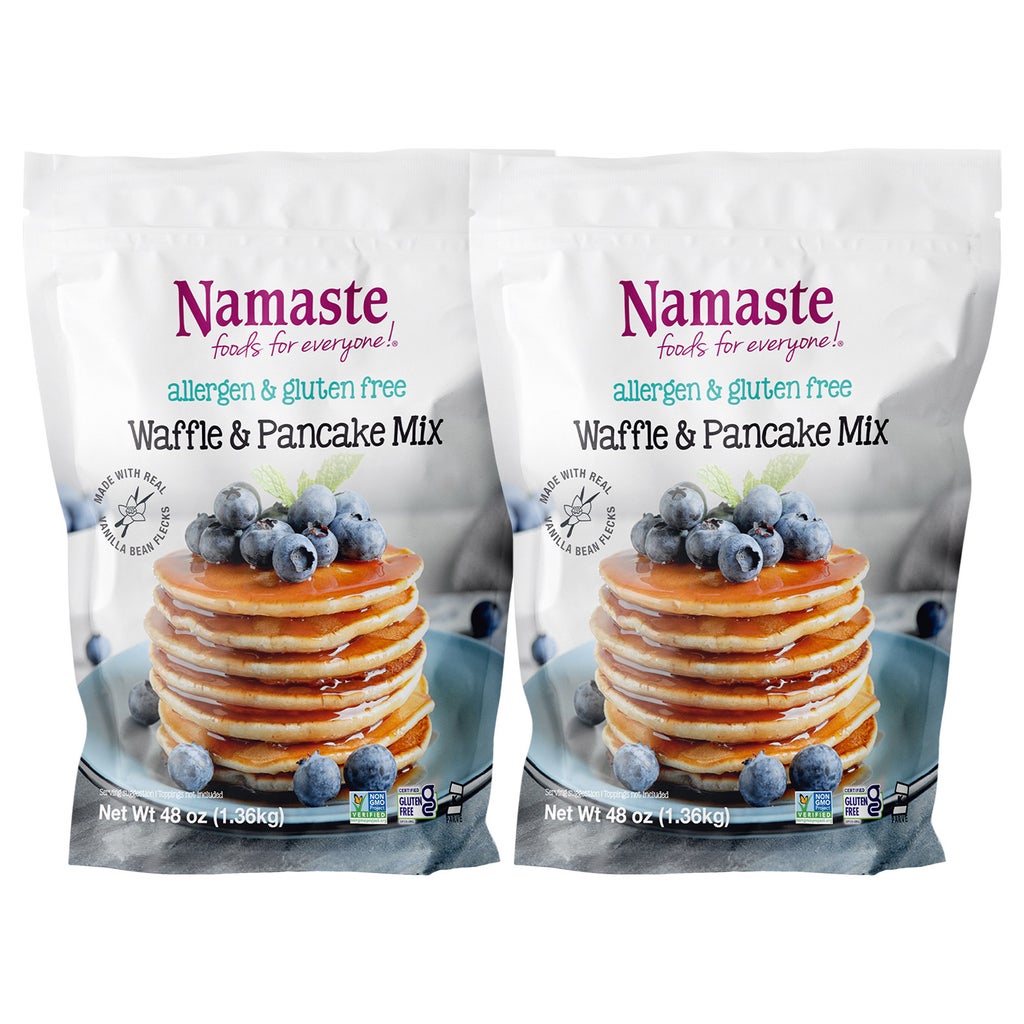 Namaste Gluten Free Waffle & Pancake Mix 3 lb 2-pack (6 lbs Total