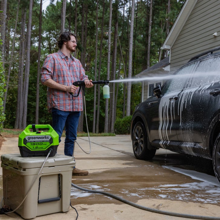 Greenworks 1900 PSI 1.2 GPM Cold Water Electric Pressure Washer