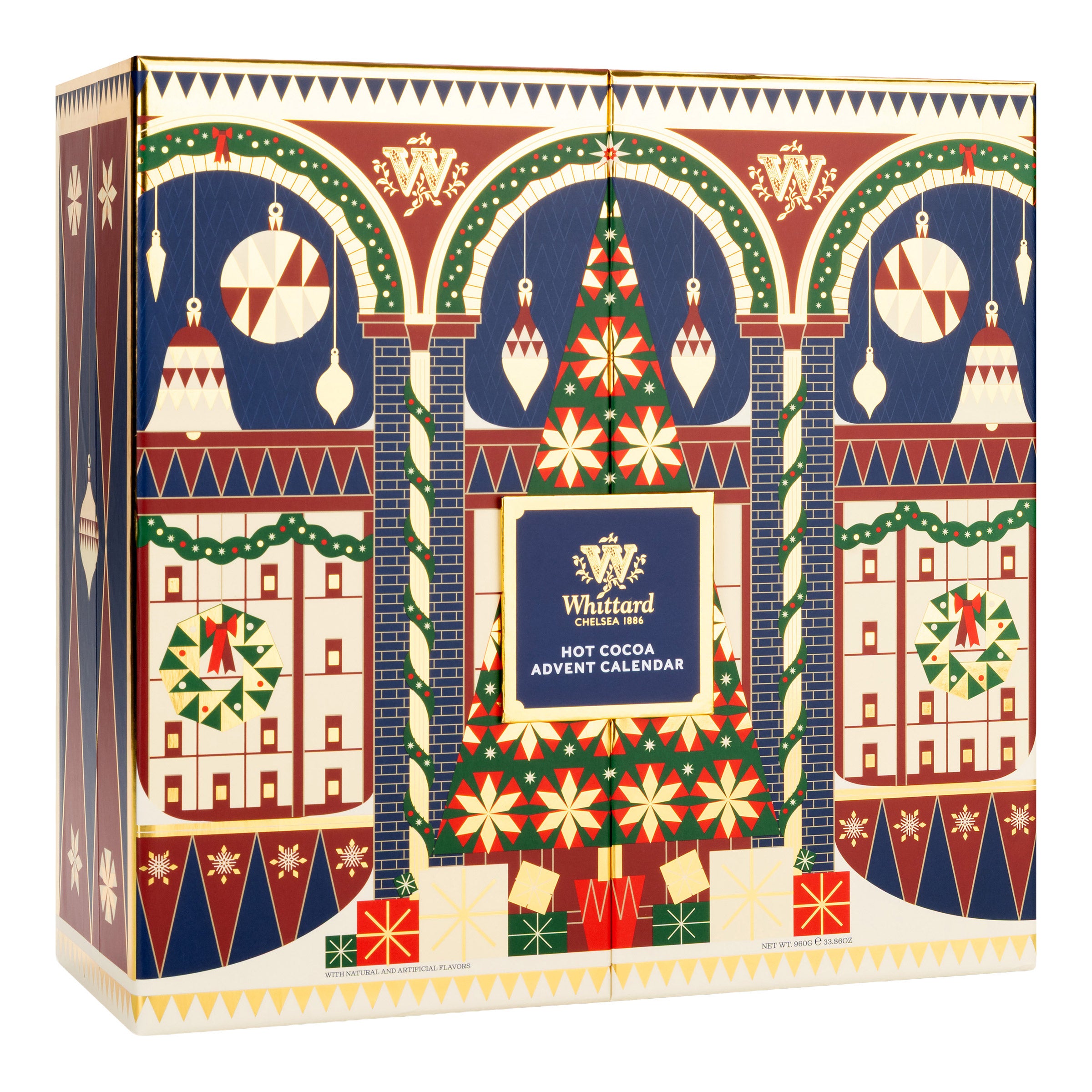 Whittard アドベントカレンダー ウィッタード Whittard Hot Cocoa Advent Calendar, 48 Pieces, 33.6 Total oz. | Costco