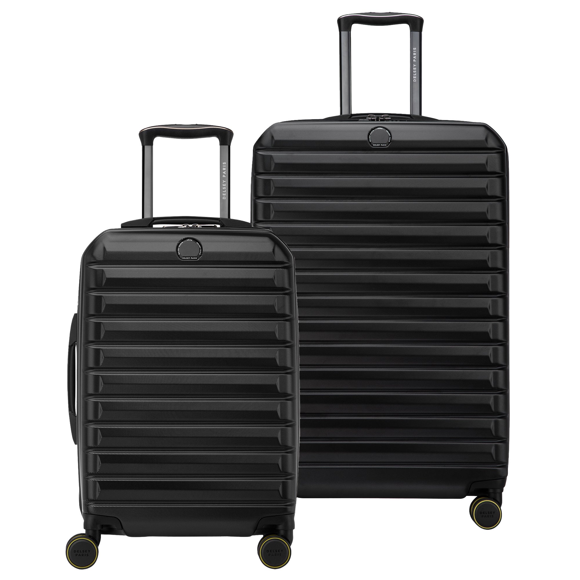 Delsey Paris ブラックキャリーカートS コストコ　機内持ち込み Delsey Paris Hardside Luggage Set, Black or Green, 2 piece | Costco