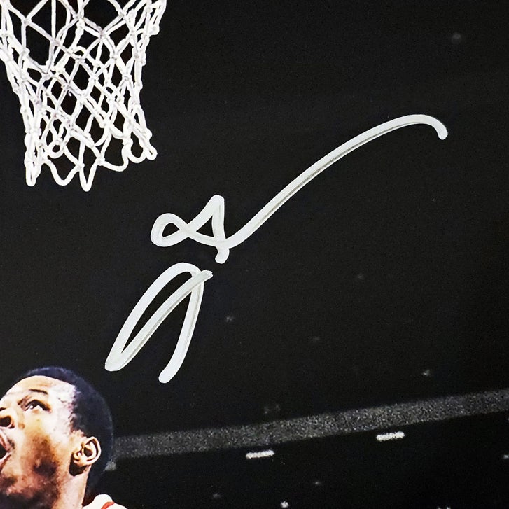 Allen Iverson Autographed Framed 16” x 20” Photo Philadelphia