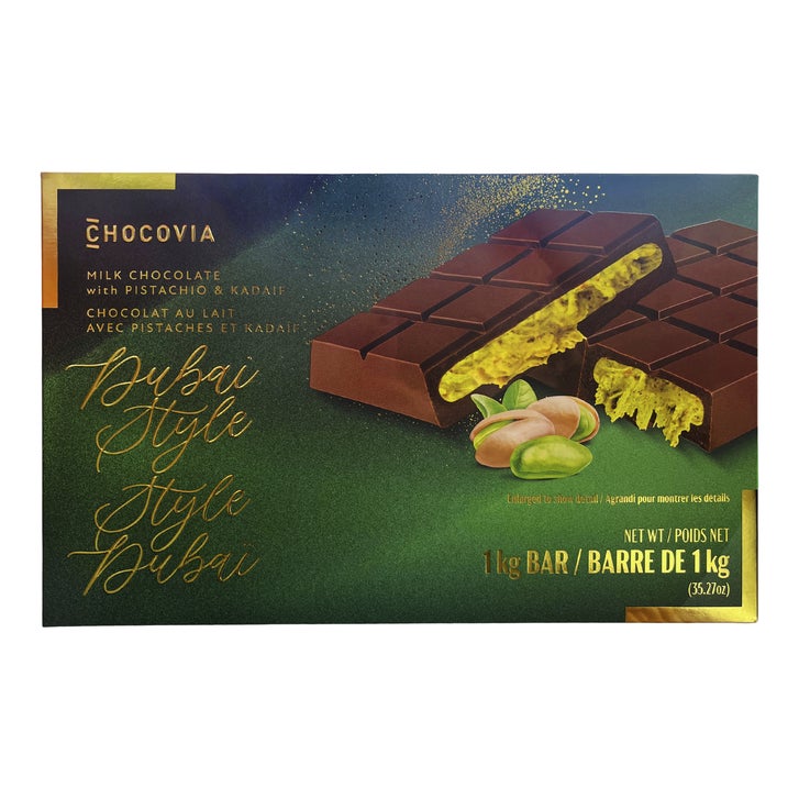 Chocovia Dubai Chocolate Bar, 1 kg | Costco