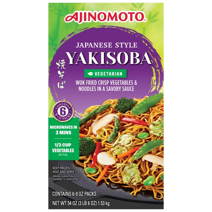 Ajinomoto Yakisoba with Vegetables, 9 oz, 6 ct | Costco