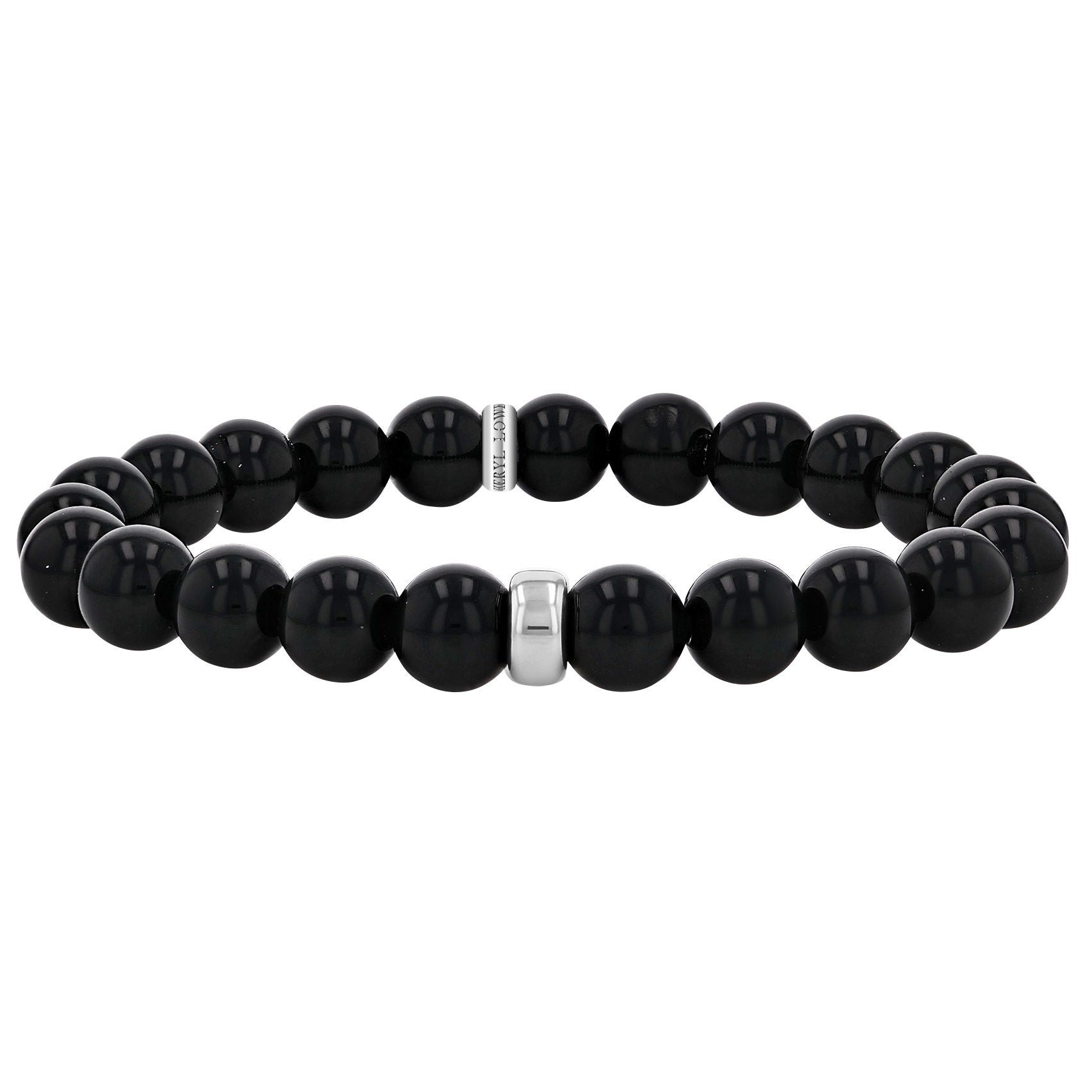 Sheryl Lowe Onyx Bracelet with Smooth Rondelle Accent Bead | Costco
