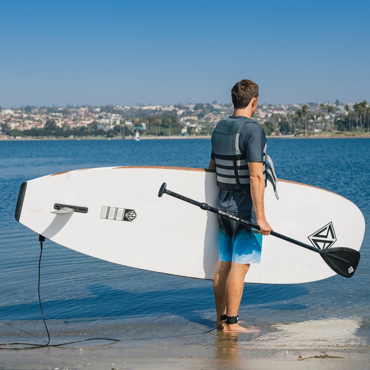 Scott Burke SUP-10' Pioneer Foam Paddle Board Package | Costco