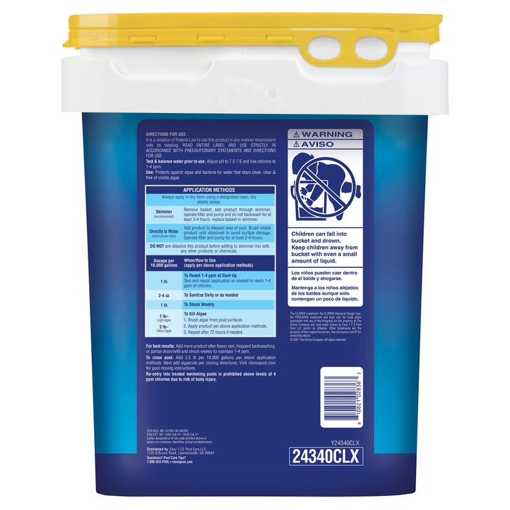 Clorox Pool & Spa All-in-One XtraBlue Chlorinating Granules, 40