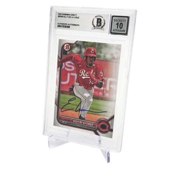 Elly De La Cruz Autographed 2022 Bowman Draft Rookie Card #BD80