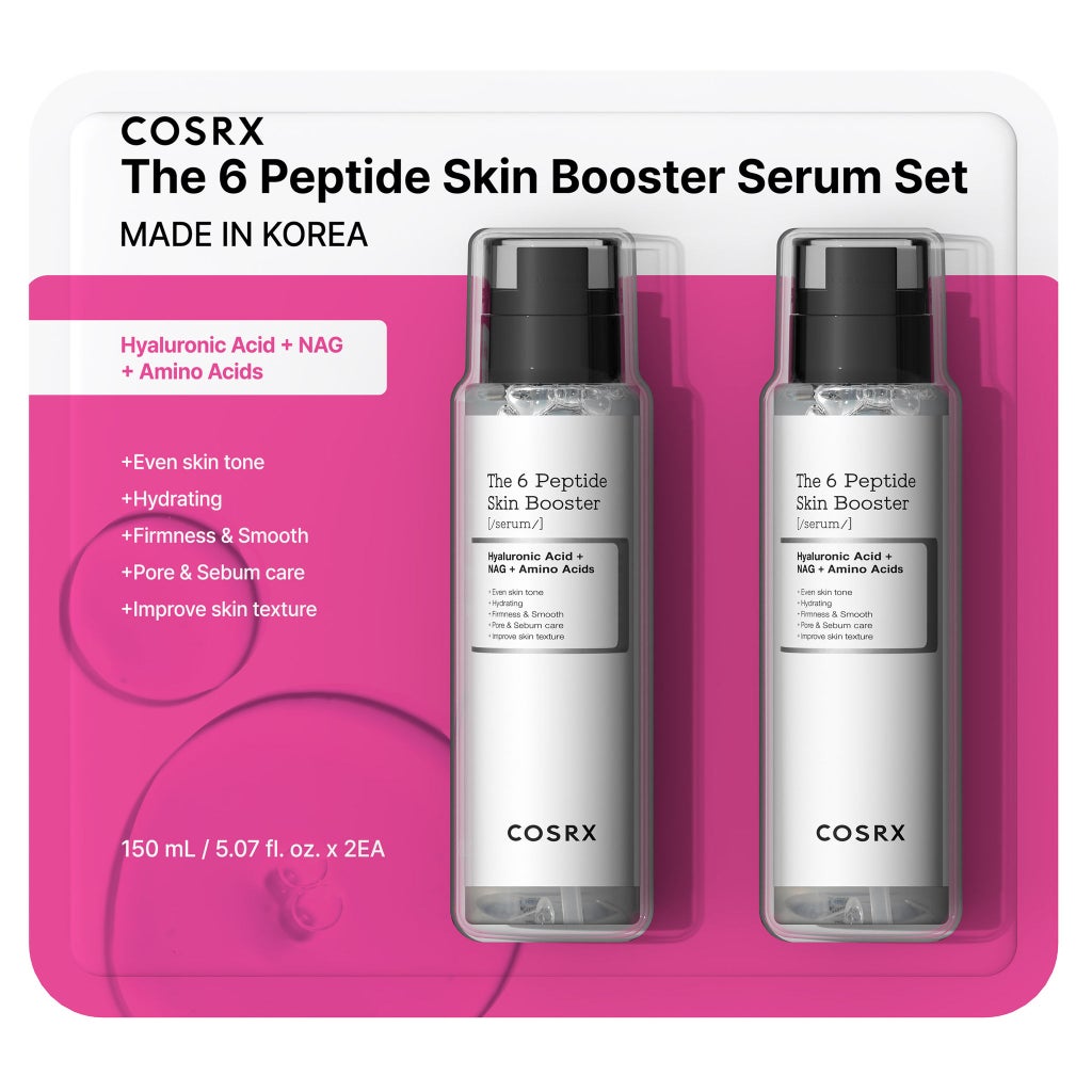 ブースター・導入液 The 6 Peptide Skin Booster serum COSRX COSRX The 6 Peptide Skin Booster Serum, 5.07 fl oz, 2-pack | Costco