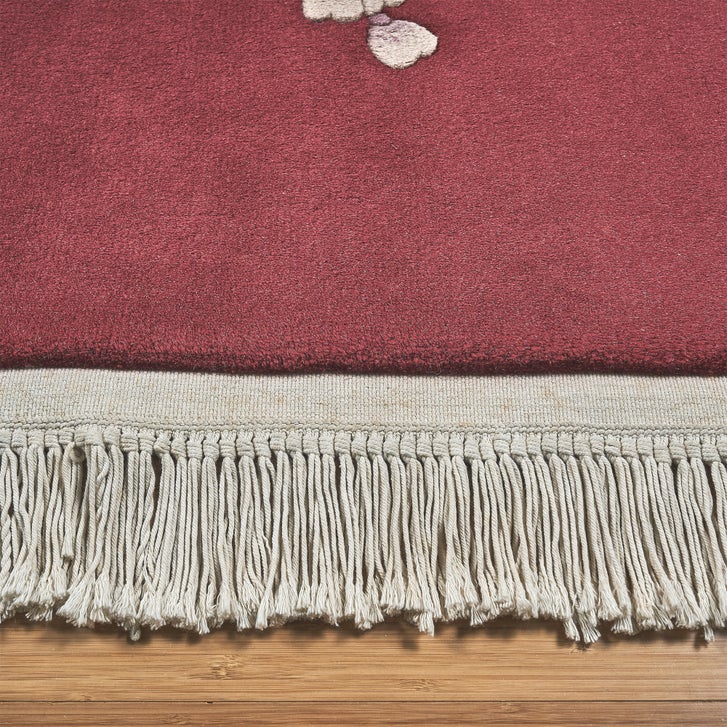 Pagoda Hand Knotted Rug Collection, Lucerne Red | Costco