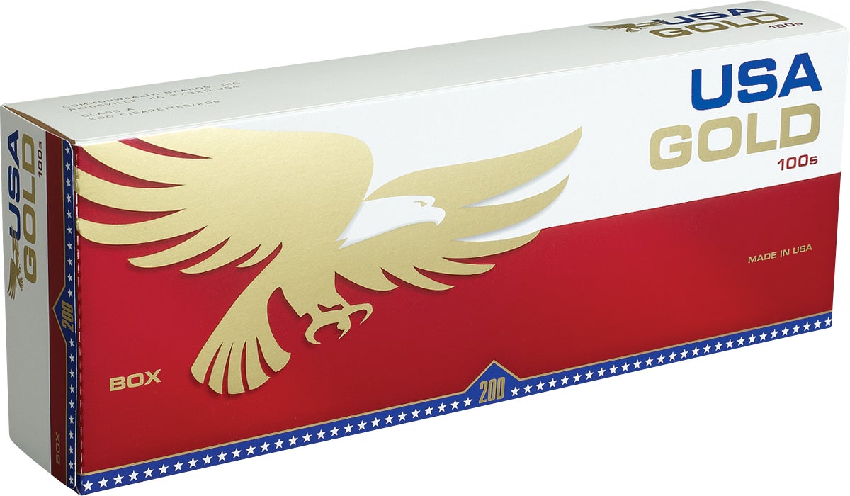 USA GOLD RED 100 BOX