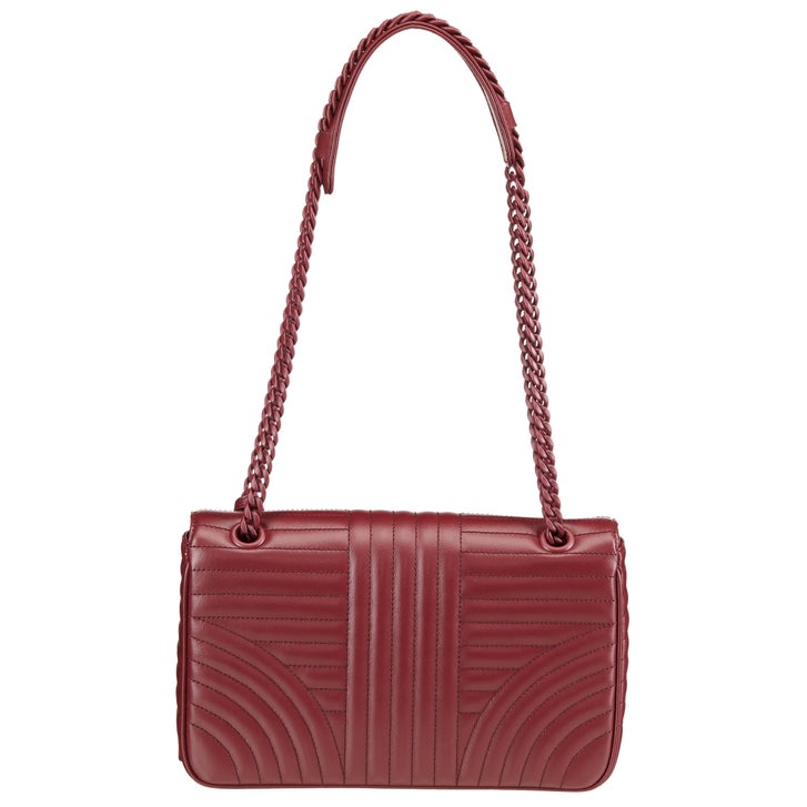 Prada Diagramme Shoulder Bag, Cerise (Red) | Costco