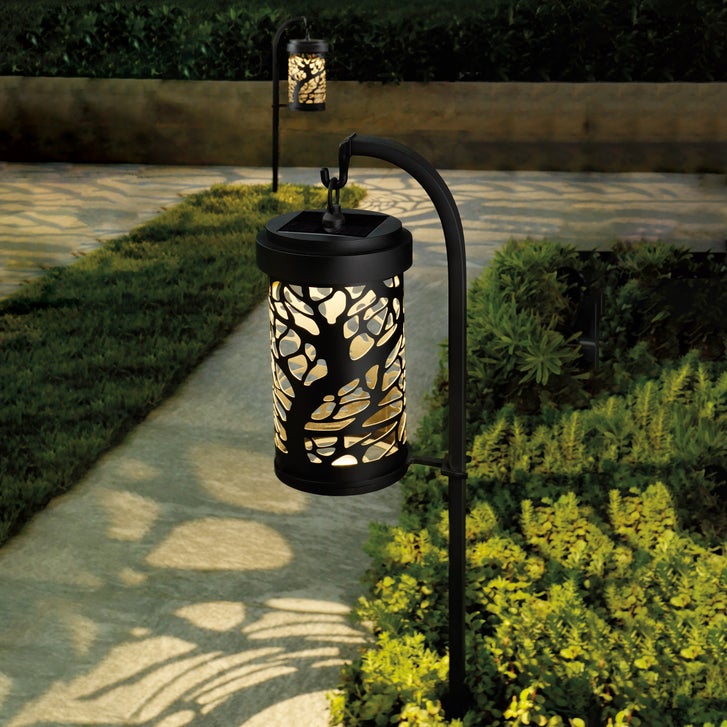 GTX Solar Shepherd's Hook Landscape Light, 2-pack | Costco