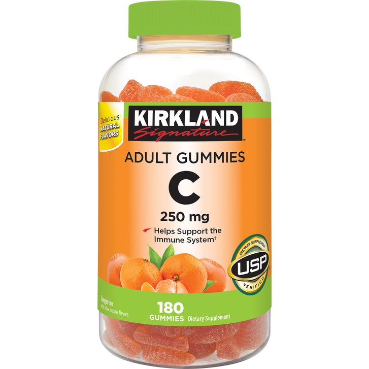 Kirkland Signature Vitamin C Adult Gummies, 250 mg, 180 ct, 2 pack
