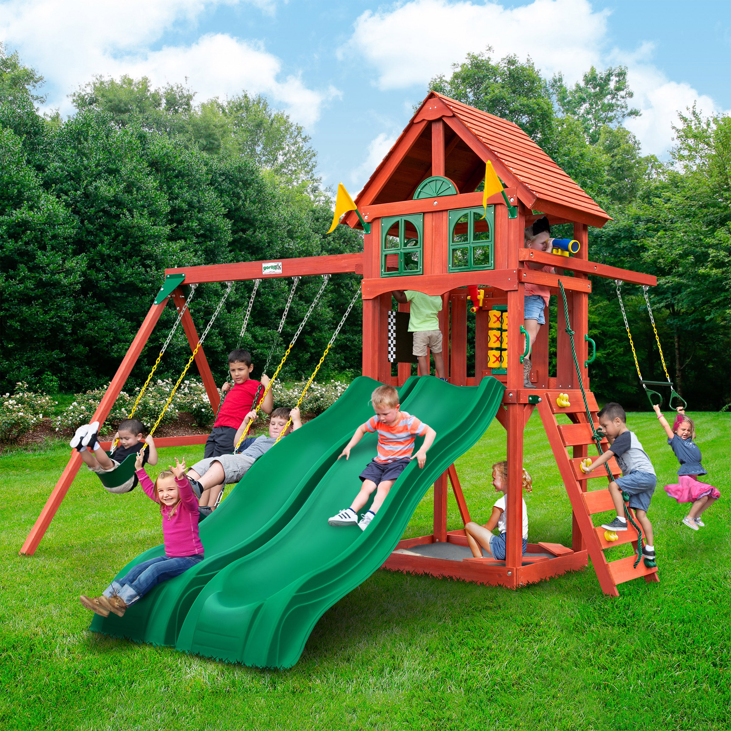 Gorilla Playsets Adventure Wave Swing Set — Do-it-Yourself