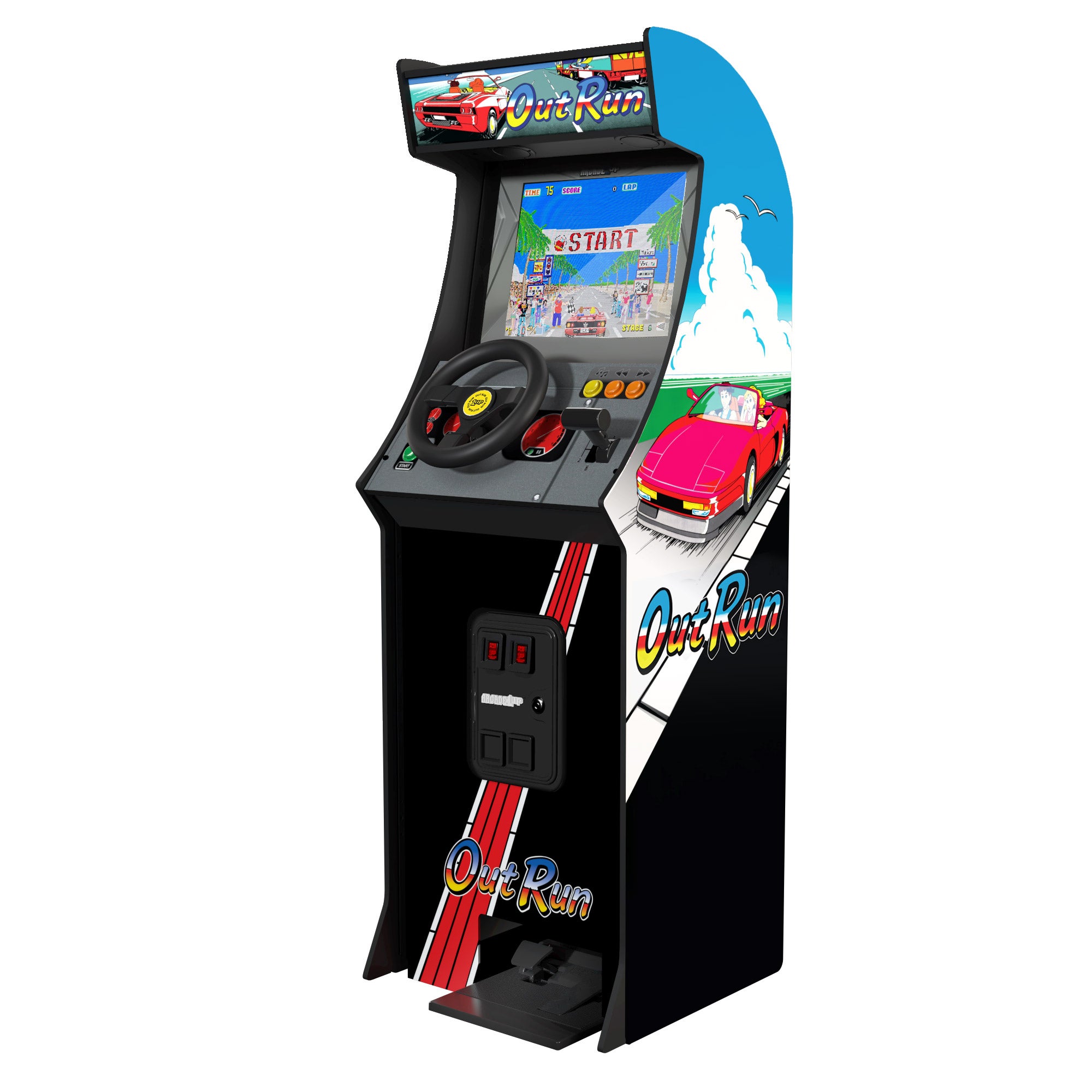 arcade1up　outrun Arcade1Up Outrun Supreme Home Arcade Machine | Costco